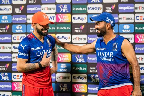 RCB won by 4 wickets